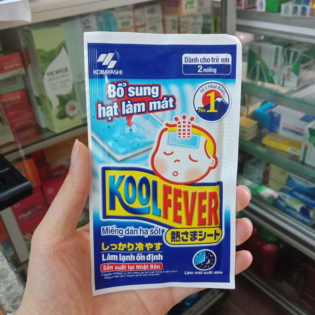 Miếng Dán Hạ Sốt Từ Nhật Bản Koolfever Traphaco - Hộp 4-16 miếng