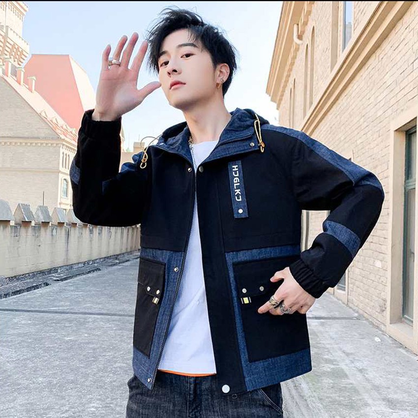 Áo Khoác Nhẹ Nam Thu Đông Phối Màu Giả Bò Có Túi Thanh Lịch Thời Trang Hàn Quốc ZENKODLMEN AO KHOAC NAM 9000052 | BigBuy360 - bigbuy360.vn
