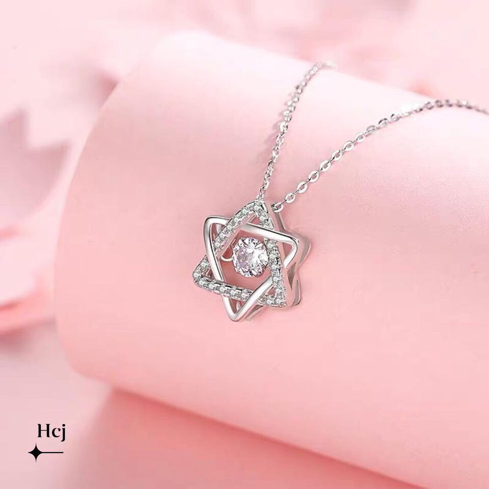 Dây chuyền nữ bạc ta mặt ngôi sao liền xinh xắn - LINH'S MIU SILVER