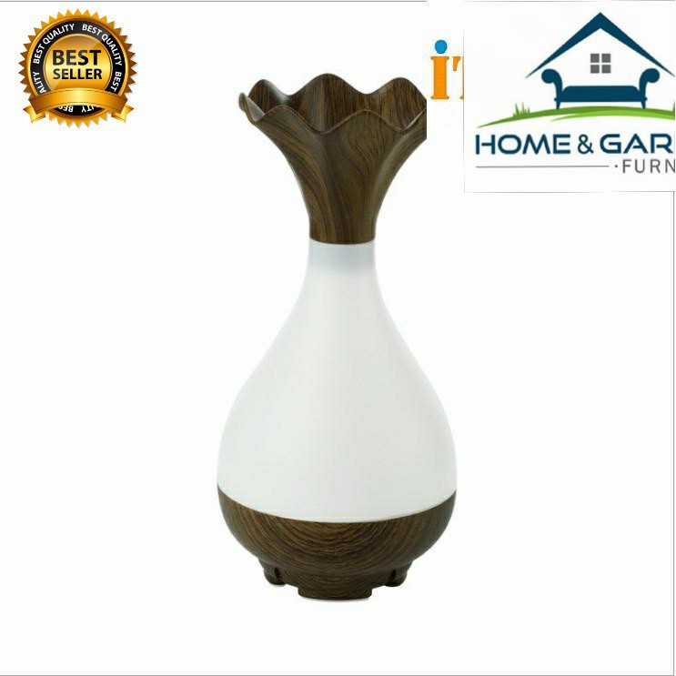 EuroQuality Máy xông tinh dầu khói chảy kiêm đèn ngủ loạii mới Jade Bottle Aroma Diffuser (Màu nâu) Mới !!!