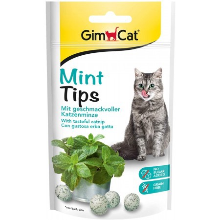 Viên giảm stress cho mèo vị bạc hà Gimcat Mint Tips 40g