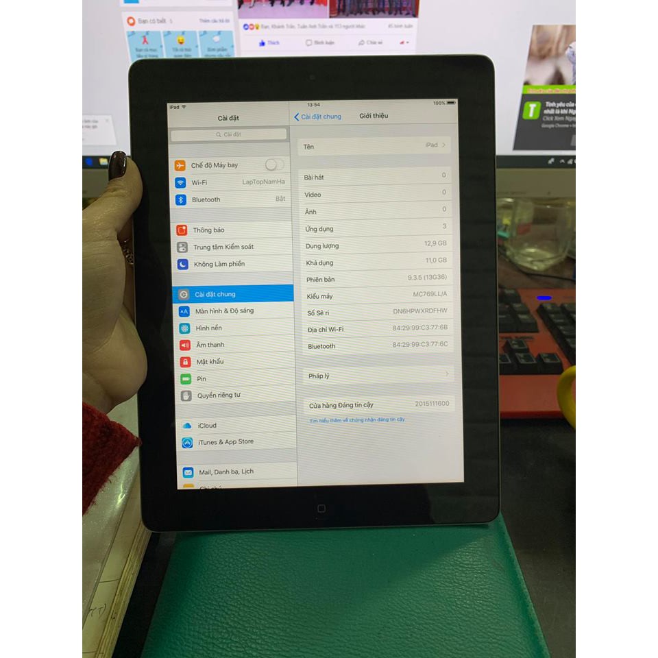 Ipad 2 16Gb Gray bản quốc tế LL/A Wifi OnLy | BigBuy360 - bigbuy360.vn
