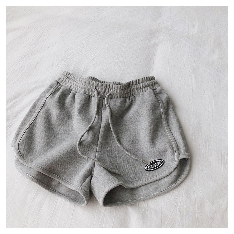 Quần short nữ lưng cao ống rộng phong cách Hàn Quốc thời trang