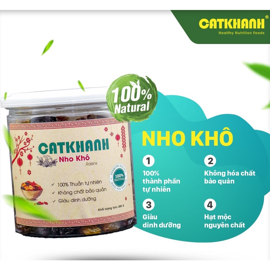 Nho Khô Cát Khánh Lon 200g