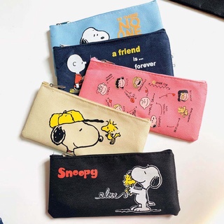 ⭐Yixin Những Thứ Dễ Thương⭐Túi Đựng Bút In Hình Snoopy Đáng Yêu Phong Cách Hàn Quốc