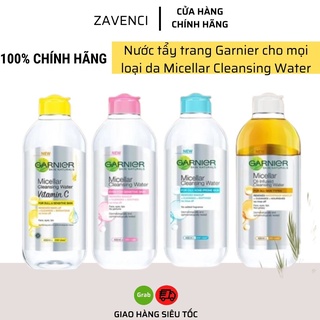Nước tẩy trang GARNIER dành cho mọi loại da Micellar Cleansing Water 400ml