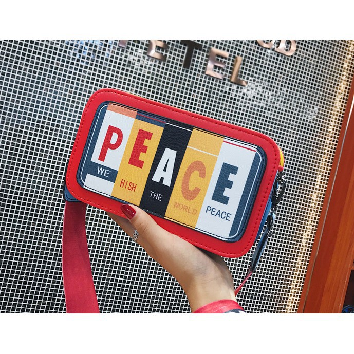 [HOT] Túi hộp PEACE quai chữ cá tính BH 252