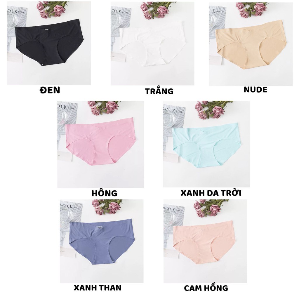 Quần Lót Nữ - Quần Lót Đúc Su Bầu cạp tim viền xinh xắn mềm mại thoải mái dễ chịu DAN STORE mẫu 738