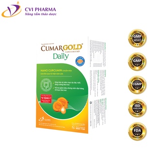 Hội chứng ruột kích thích, viêm đại tràng, đại tràng co thắt cumargold daily hộp 20 viên