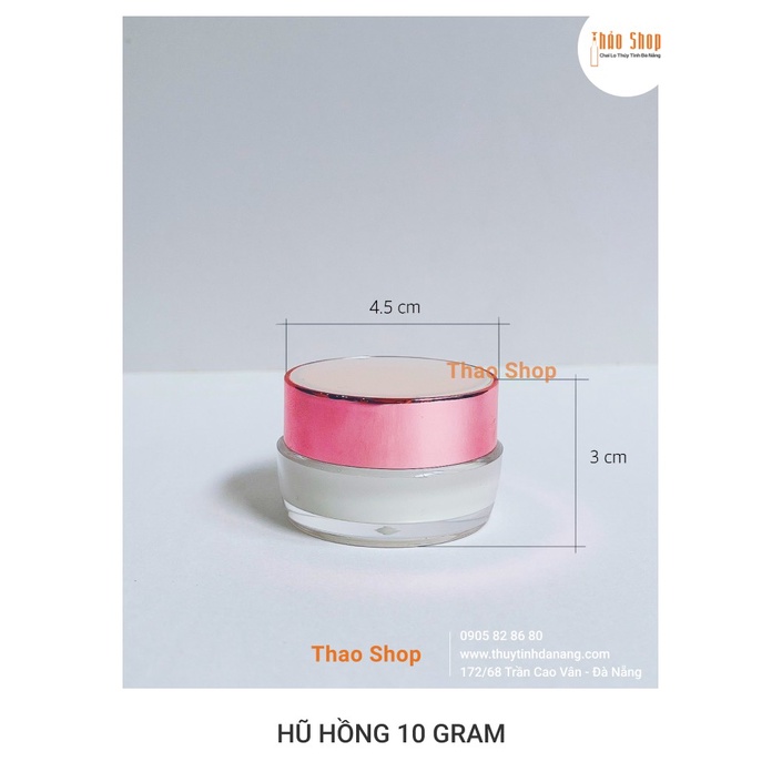 { HÀNG MỚI VỀ } HŨ ĐỰNG MỸ PHẨM TRẮNG HỒNG 5GRAM VÀ 10GRAM