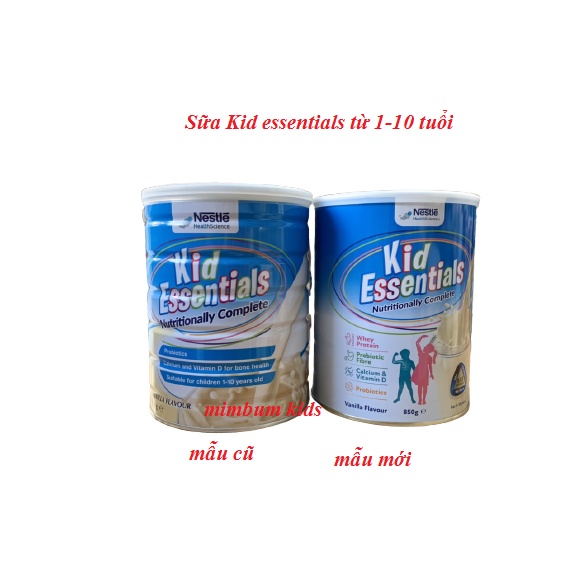 Sữa Kid Essentials Úc hương vani hộp 800g