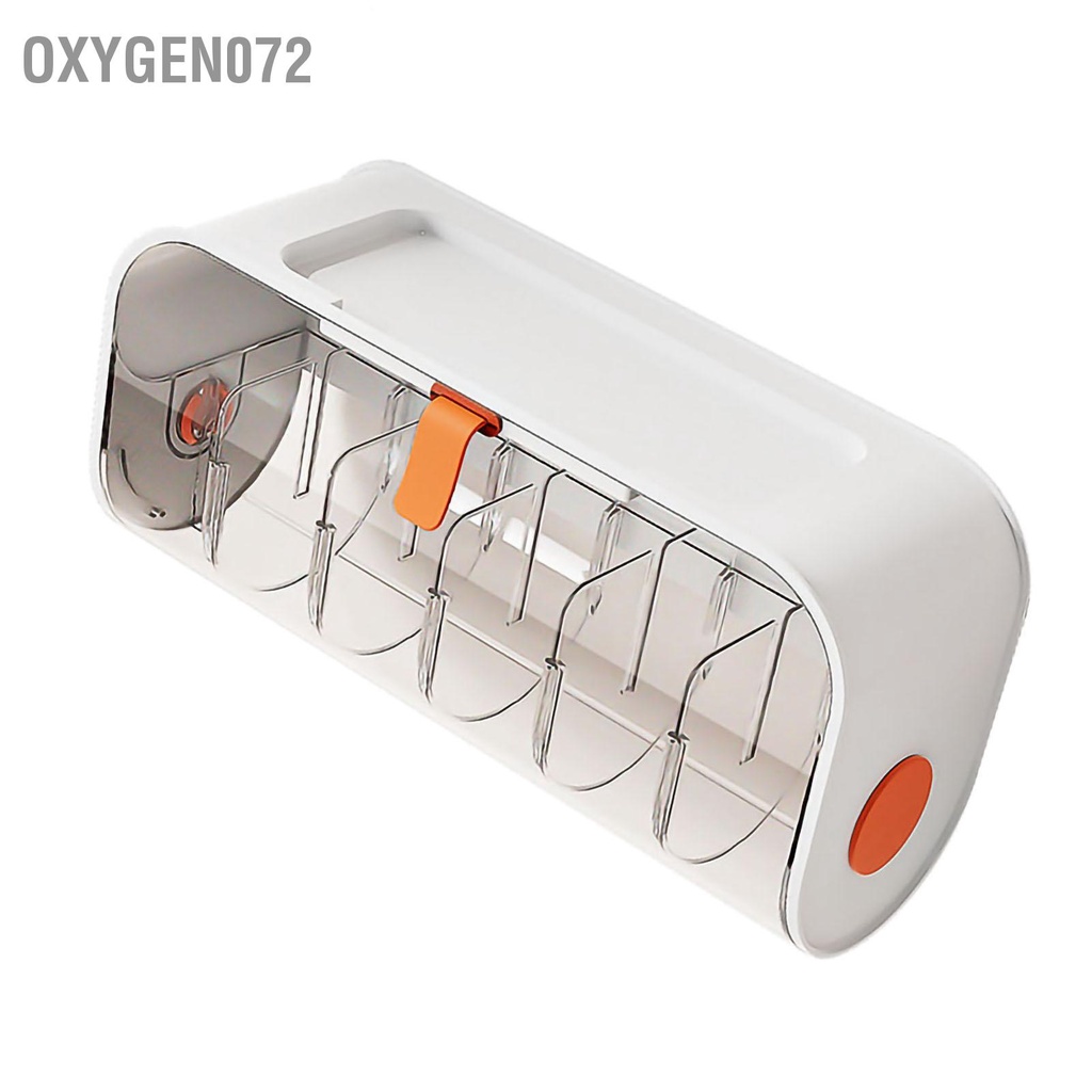 Oxygen072 Hộp Đựng Đồ Lót / Vớ Trong Suốt Treo Tường Tiện Dụng Ốp gắn tường khay đựng tất vớ vải