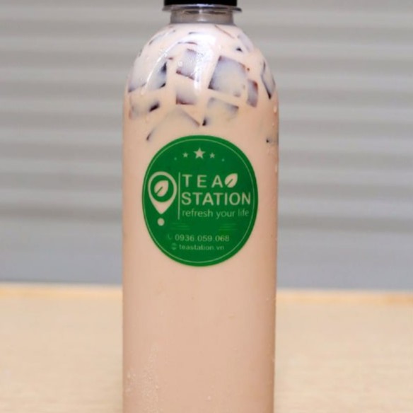 Tem Decal Chống Nước Dán Chai Trà Sữa Chai Nước Chắc Chắn Bền Màu - In Tem Nhãn Dán Theo Yêu Cầu Free Thiết Kế