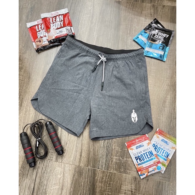 Quần Đùi Logo SPARTAFIT DÀNH CHO GYMMER VẢI COTTON 100% THOÁNG MÁT