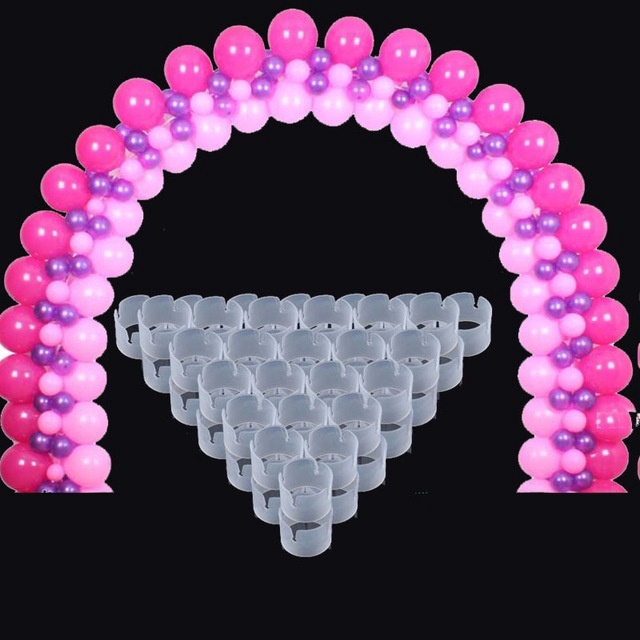 Set 50 vòng kẹp bong bóng trang trí tiệc