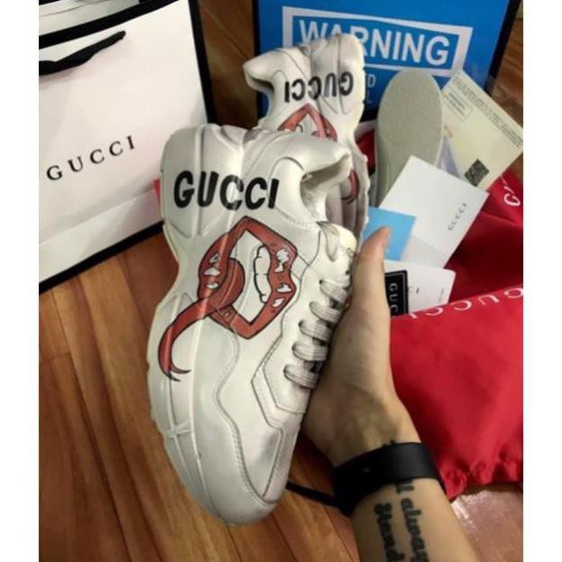 NEW | Bán Chạy | 👟 [Hàng Sẵn] [Full Box] Giày Gucci bánh mỳ Môi bẩn Tặng Vớ 60k SẴN . 2020 2020 WT * XX !