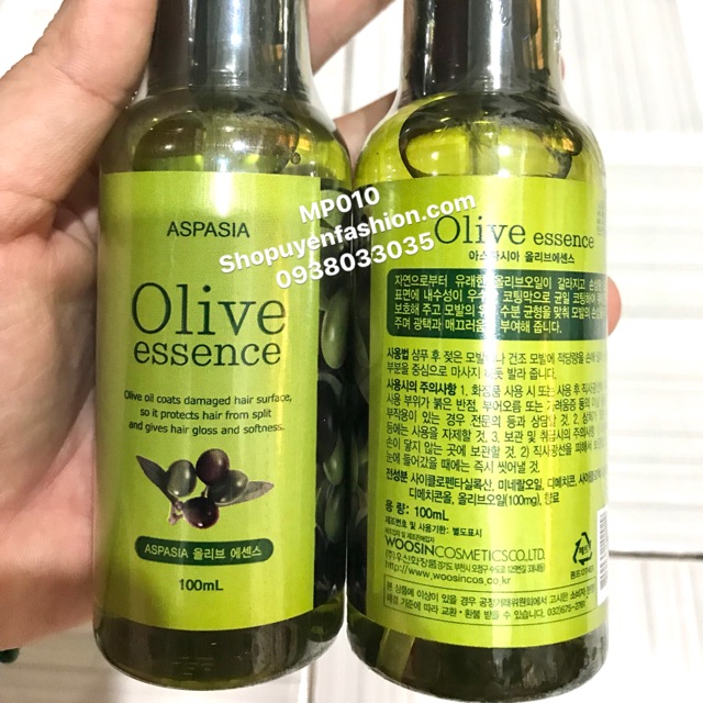 TINH CHẤT DƯỠNG TÓC OLIVE ESSENCE-MP010