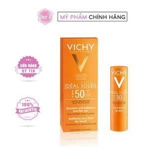 Set Kem chống nắng Vichy kèm Son dưỡng