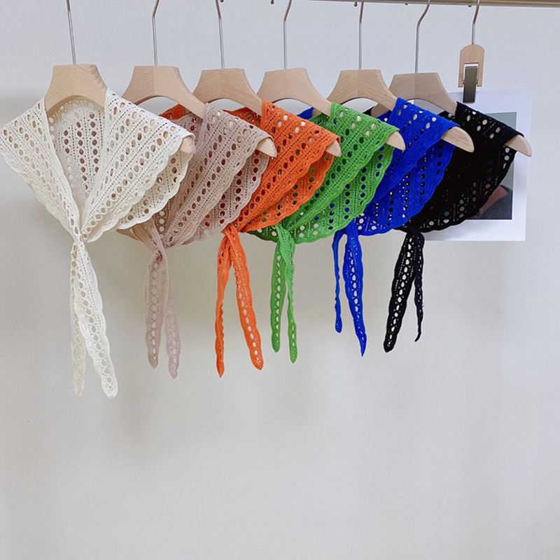 Khăn Choàng Polyester Thắt Nút Phong Cách Đồng Quê Dành Cho Nữ