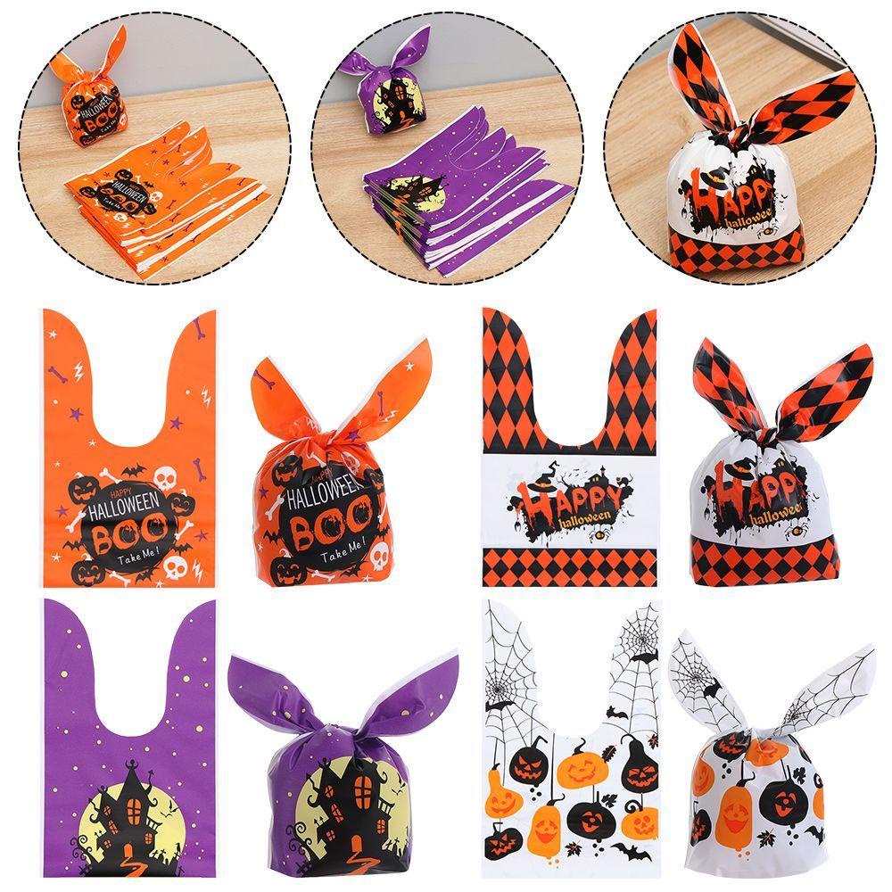 Set 50 Túi Đựng Kẹo Họa Tiết Halloween