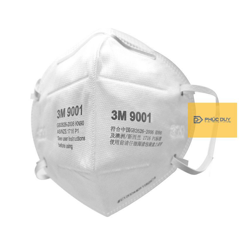COMBO PHÒNG DỊCH HIỆU QUẢ 1 KHẨU TRANG 3M 9001 + 1 KÍNH PS03