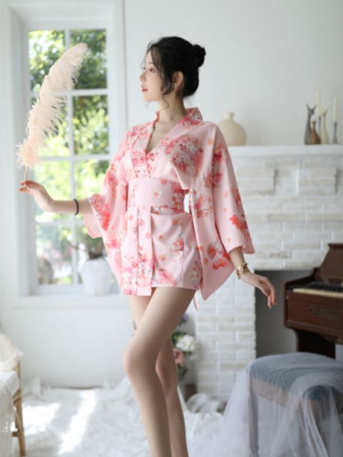 Set đồ ngủ kimono cao cấp L384 | BigBuy360 - bigbuy360.vn