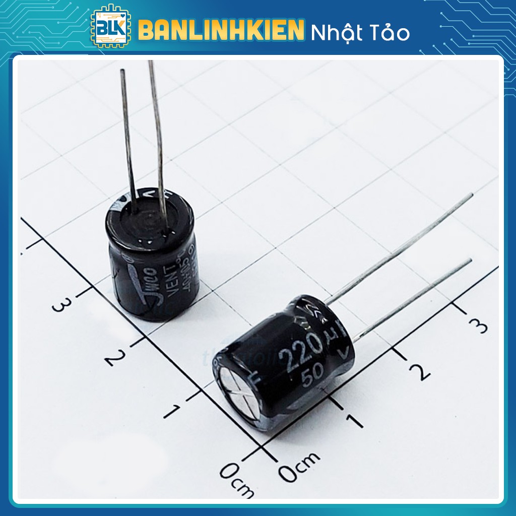 Bộ 5 Tụ Hóa 220uF 50V