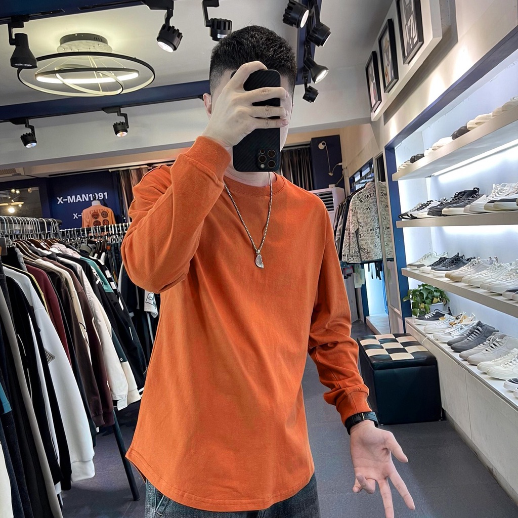 Áo Thun Dài Tay Sweater Vạt Bầu Cao Cấp Dài Tay