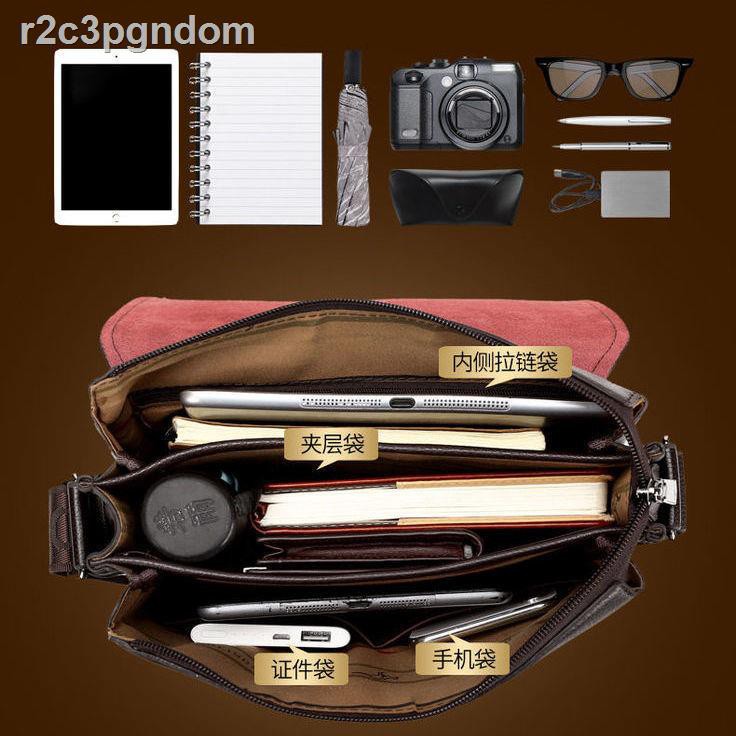 Túi nam da Kangaroo chính hãng đeo vai Messenger thường mềm Cặp công sở Balo | BigBuy360 - bigbuy360.vn