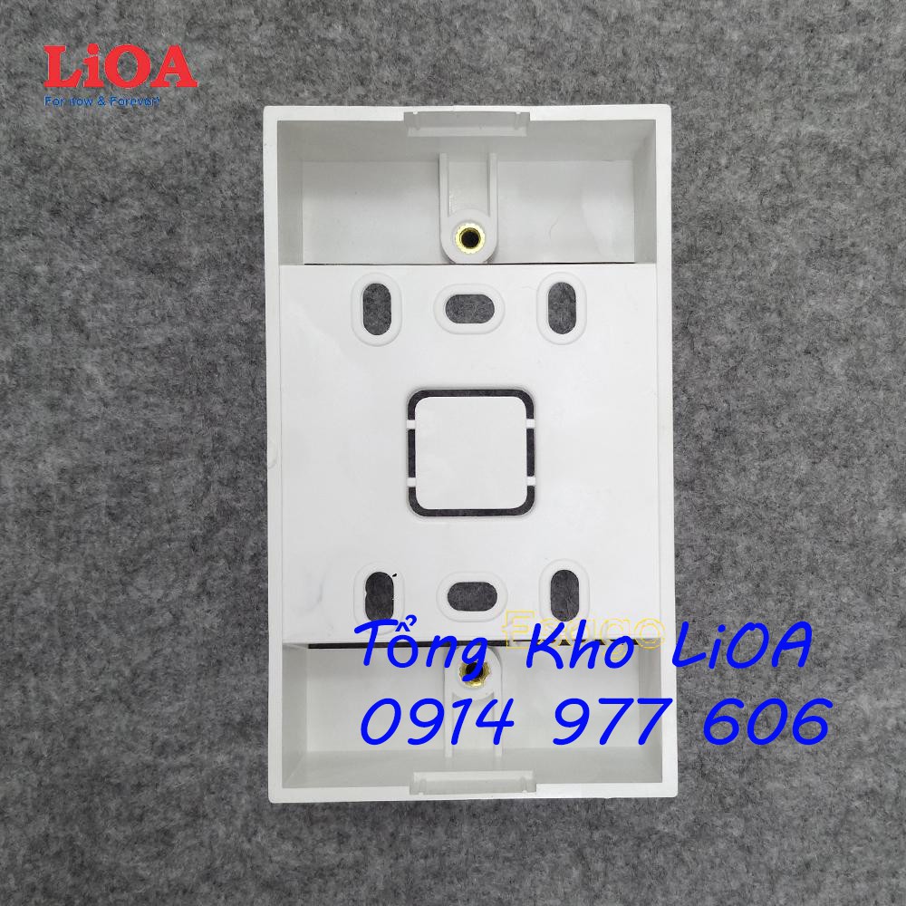Đế nổi đơn LiOA dùng cho các mặt chữ nhật và mặt Module Concept