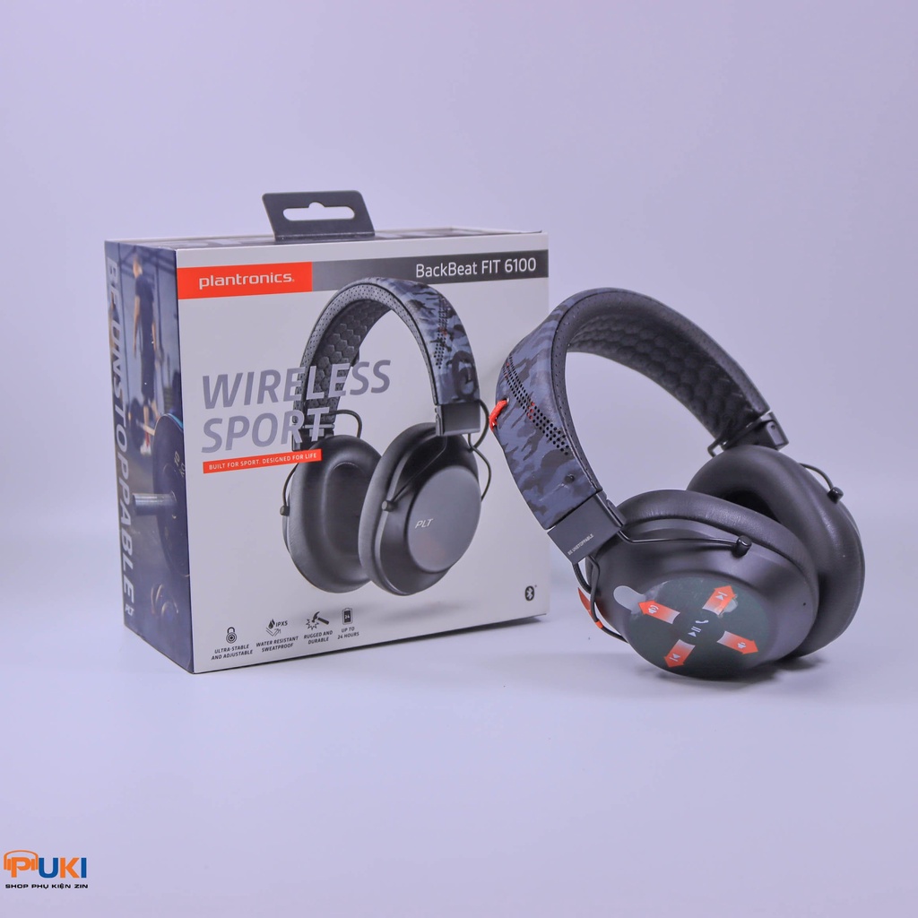 Tai nghe bluetooth Plantronics Backbeat Fit 6100 - PLANTR ONICS BACKBEAT FIT 6100 | Hàng Chính Hãng|