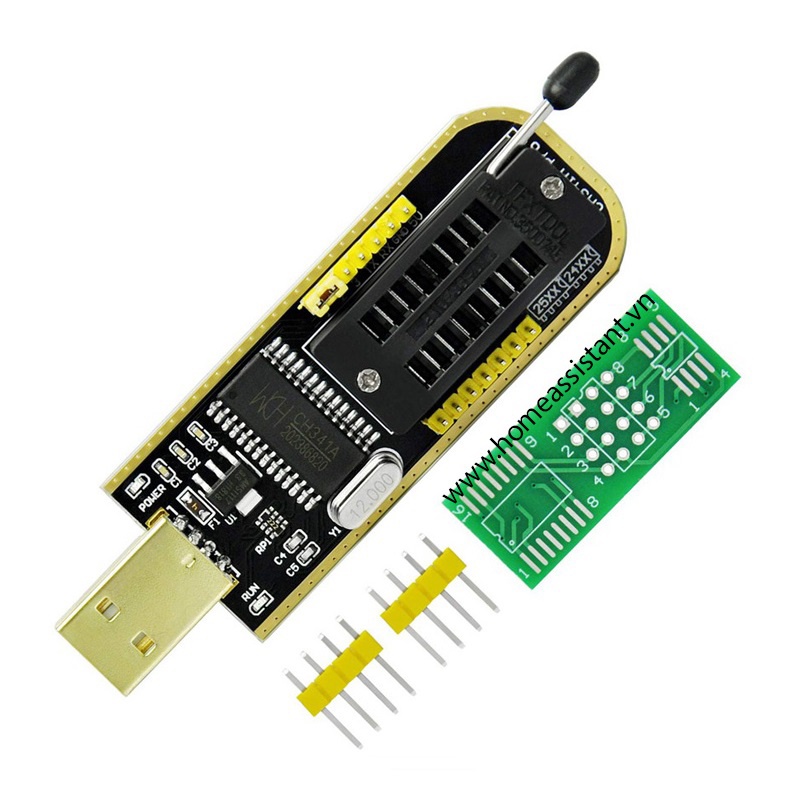 Mạch Nạp Rom Flash Bios Eeprom USB CH341A
