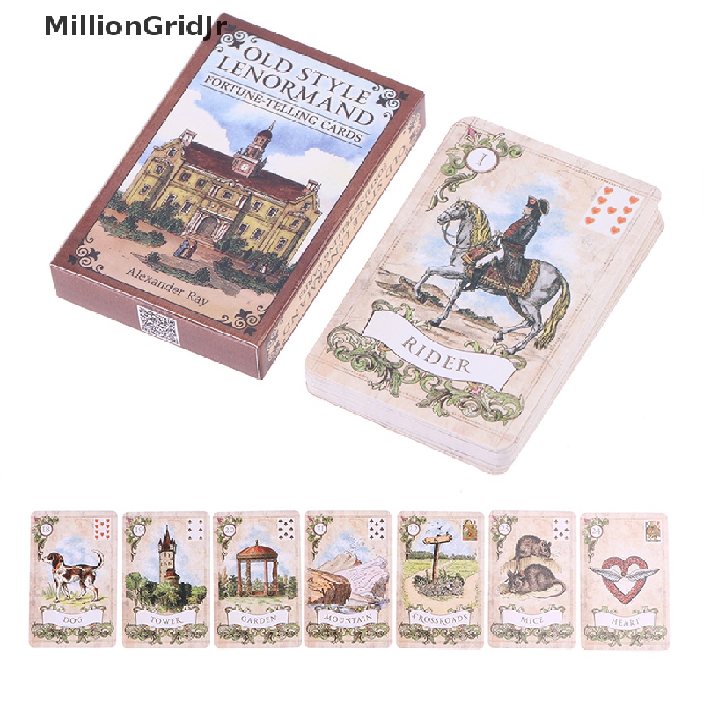 Bộ Thẻ Bài Tarot Lenormand Oracle Phong Cách Cổ Điển