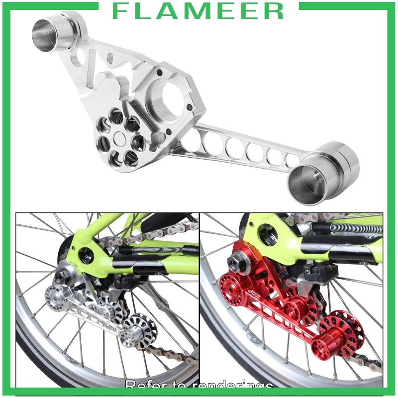 Folding Bike Chain Guide Single-Disc 2/6 Speed Chain Tensioner Bracket Fit for Brompton