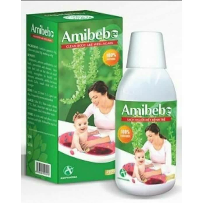 Nước tắm trẻ em Amibebe 250ml