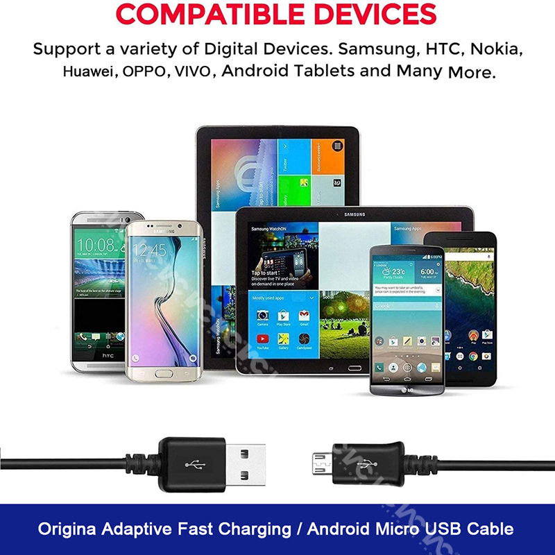 Dây Cáp Sạc Nhanh Cổng Micro USB 1.2M Cho Android Samsung Galaxy S7 S6 J8 J7 J3V OPPO