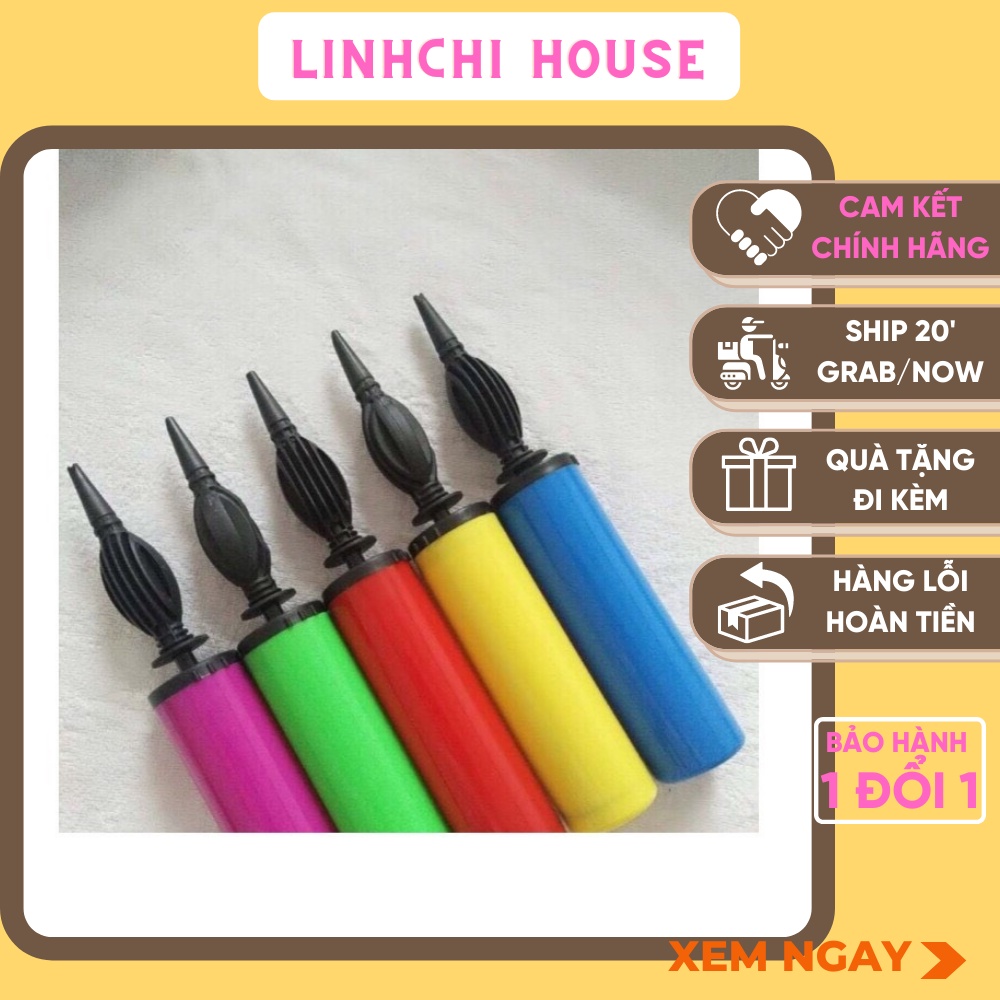 Bơm bóng 💖𝑭𝑹𝑬𝑬𝑺𝑯𝑰𝑷💖 Bơm bóng bằng tay- LinhChi House