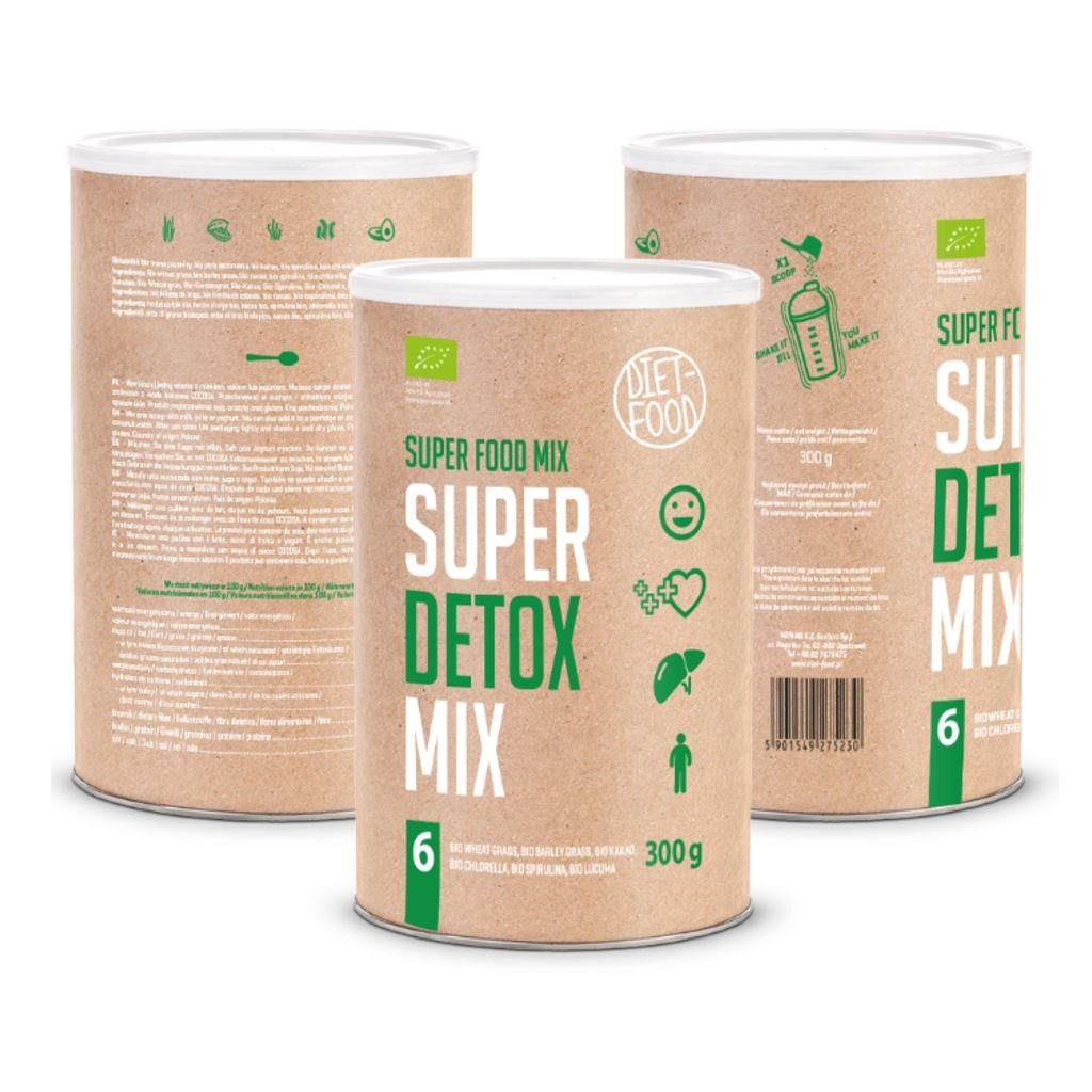 Bột Hỗn Hợp Siêu Thực Phẩm Detox Hữu Cơ 300g Diet Food