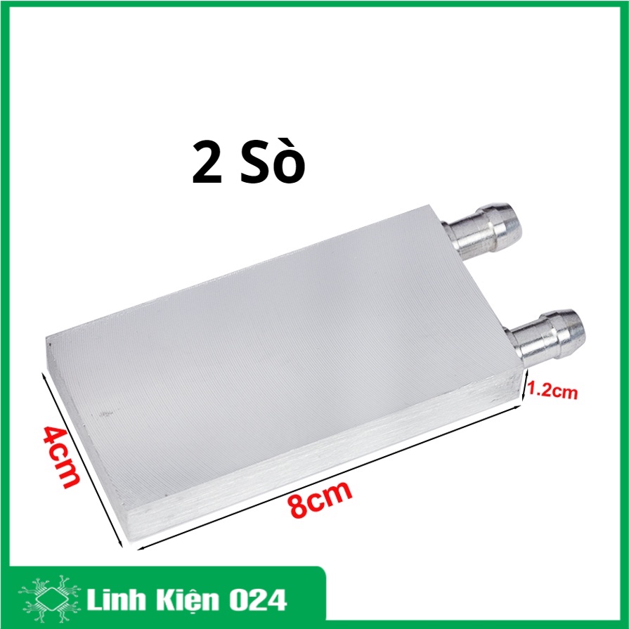 Tản nhiệt nước cho sò nóng lạnh bằng dung dịch 1 sò/2 sò/ 3 sò/ 4 sò nhôm tinh khiết đủ loại