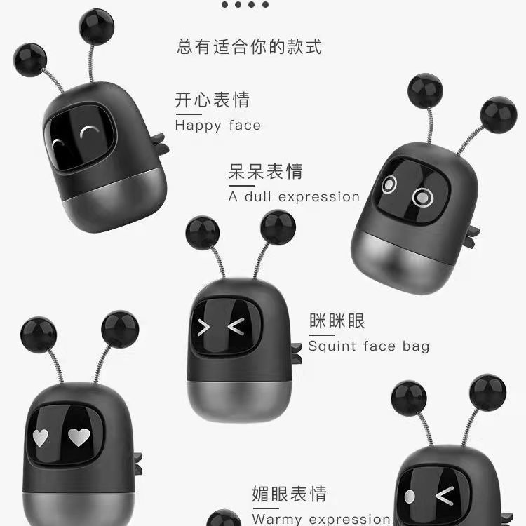 ❤️[Hàng Sẵn Sàng] ❤️Phụ Kiện Khuếch Tán Nước Hoa Hình robot Cho Xe Hơi