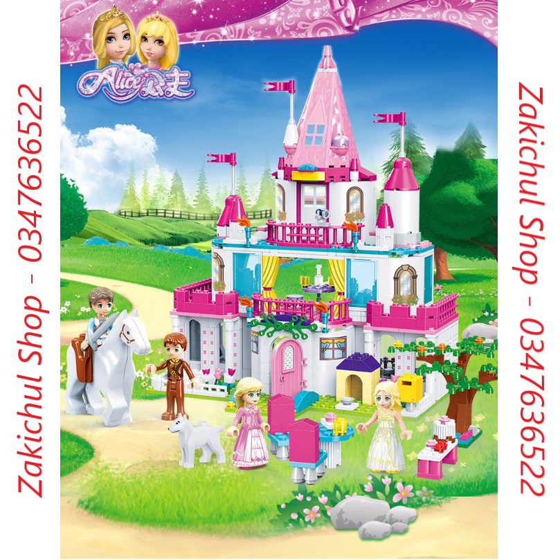 183 CHI TIẾT- FRIENDS - BỘ ĐỒ CHƠI XẾP HÌNH CÔNG CHÚA, XẾP HÌNH LÂU ĐÀI, Đồ Chơi Lắp Ghép Cho Bé Gái