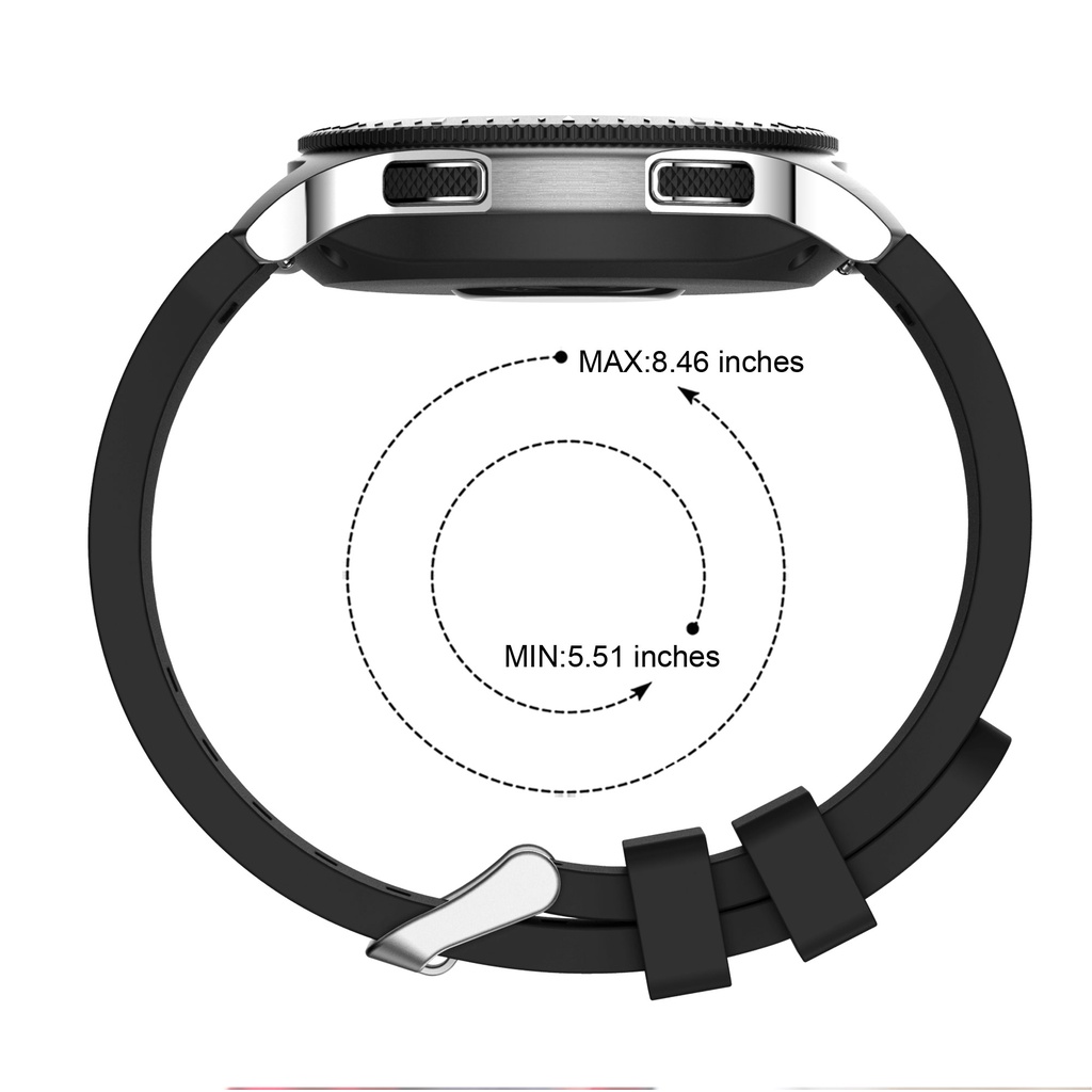 Dây Đeo Silicone Thay Thế Cho Đồng Hồ Thông Minh Xiaomi Mi Watch S1 Active Global Ver. 20 22mm