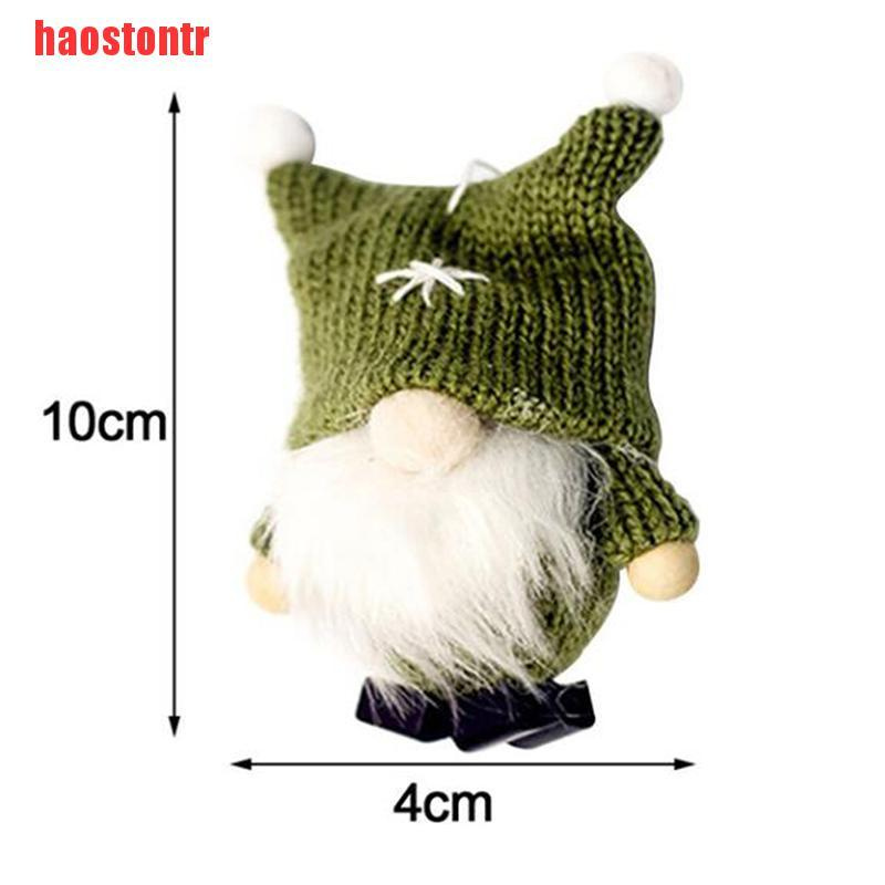 [haostontr]Christmas DIY Creative Decoration Wool Cute Gnome Doll Pendant Xmas Party