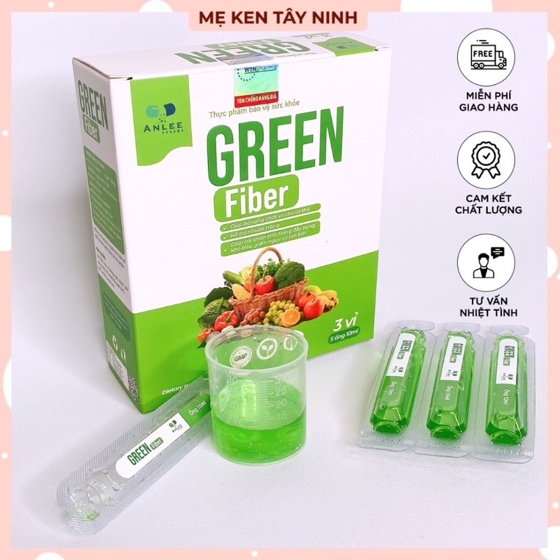 CHẤT XƠ TỰ NHIÊN GREEN FIBER - ĐẶC TR.Ị TÁO BÓN