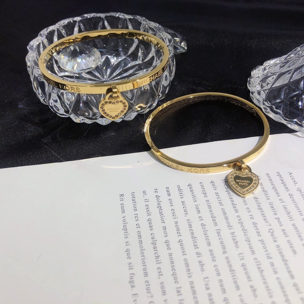 Vòng Tay Michael Kors Thép Titan Thời Trang Cho Nữ