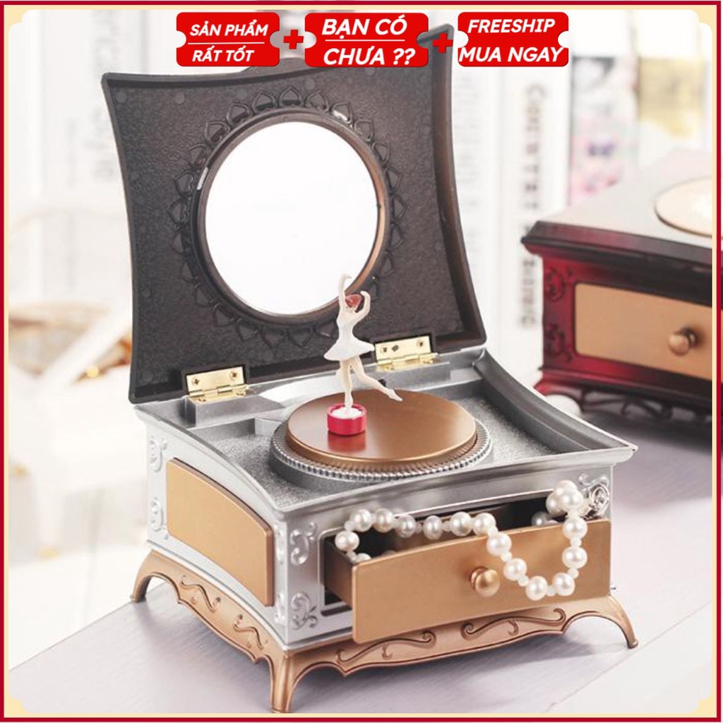 Tủ Đựng Trang Sức - Đựng Đồ Cá Nhân - Trang Trí Decor Múa Bale