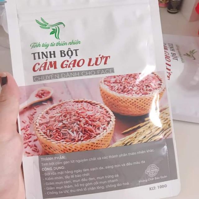 Tinh bột cám gạo lứt