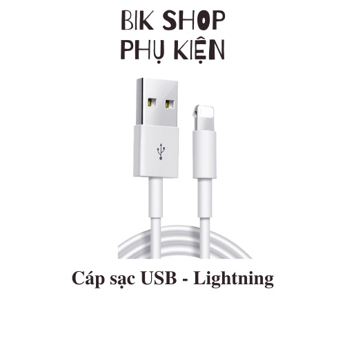 Dây sạc (2 mét) - Hỗ trợ sạc nhanh - Cổng Lightning