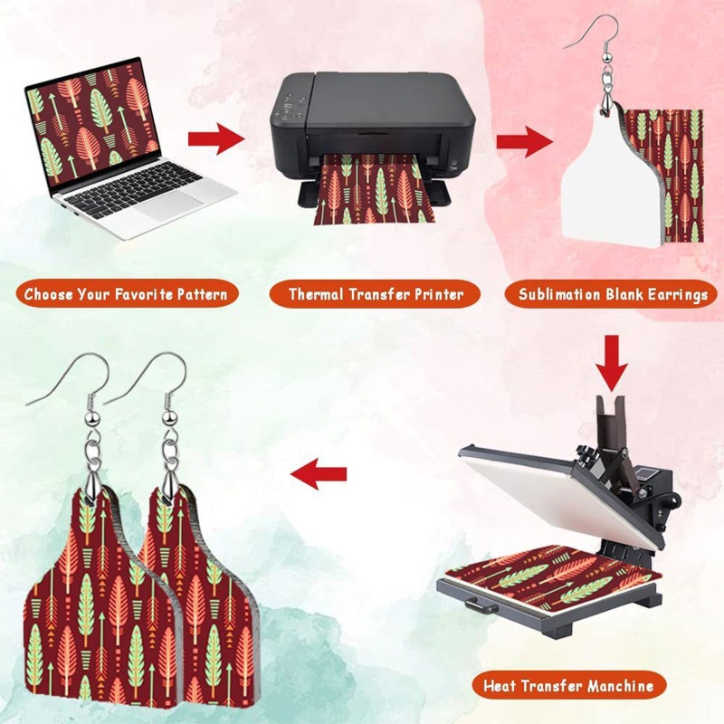 Set 24 Bông Tai Dạng Móc Hình Chú Bò Bằng Đồng Thau Thời Trang