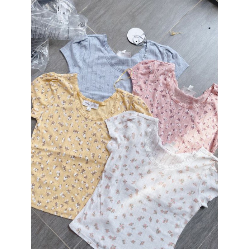 Áo thun hoa nhí vnxk